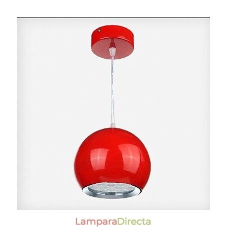 Lámpara colgante de metal con pintura de globo terráqueo contemporánea moderna Lámpara colgante de metal con pintura de globo terráqueo contemporánea moderna
