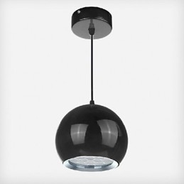 Lámpara colgante de metal con pintura de globo terráqueo contemporánea moderna
