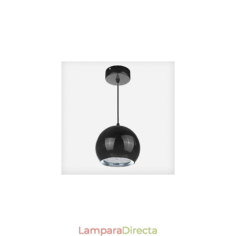 Lámpara colgante de metal con pintura de globo terráqueo contemporánea moderna