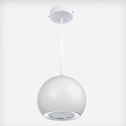 Lámpara colgante de metal con pintura de globo terráqueo contemporánea moderna