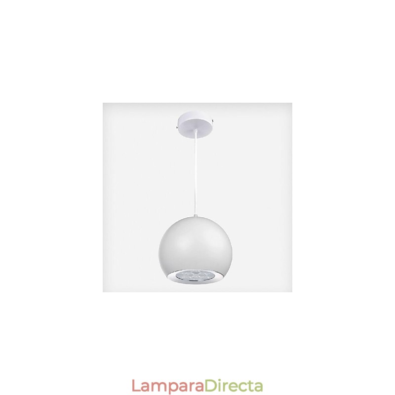 Lámpara colgante de metal con pintura de globo terráqueo contemporánea moderna