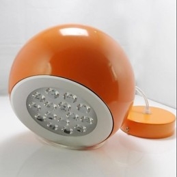 Lámpara colgante de metal con pintura de globo terráqueo contemporánea moderna