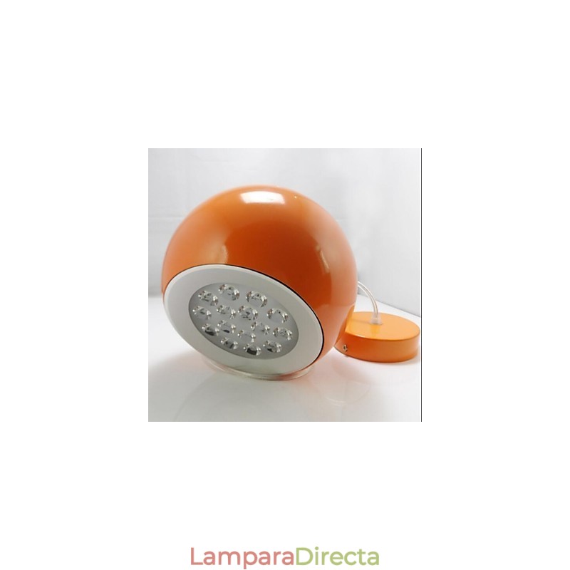 Lámpara colgante de metal con pintura de globo terráqueo contemporánea moderna
