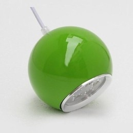 Lámpara colgante de metal con pintura de globo terráqueo contemporánea moderna