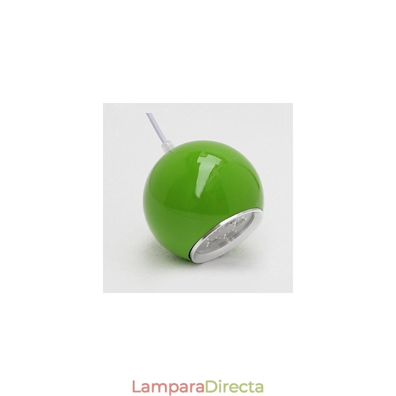 Lámpara colgante de metal con pintura de globo terráqueo contemporánea moderna