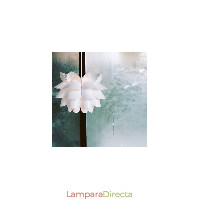 Lámpara colgante nórdica White Lotus, contemporánea y concisa.