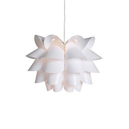 Lámpara colgante nórdica White Lotus, contemporánea y concisa.