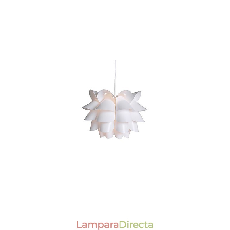 Lámpara colgante nórdica White Lotus, contemporánea y concisa.