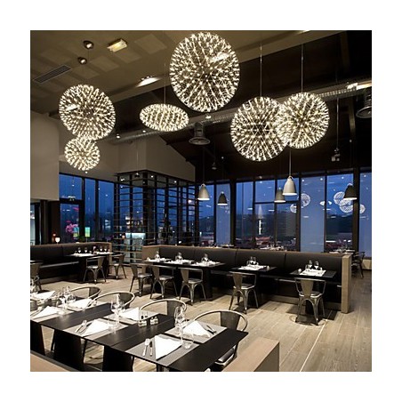 Lámpara de araña contemporánea creativa redonda colgante