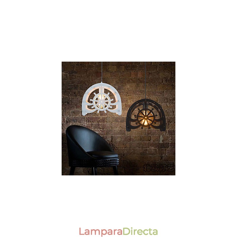Lámparas de techo de metal clásicas retro, lámparas colgantes sencillas, lámpara colgante de cafetería