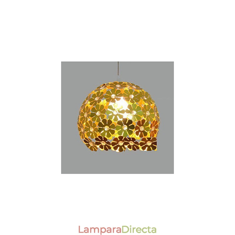 Lámpara colgante de cristal de una sola cabeza con forma de flor de ciruelo en color moderno
