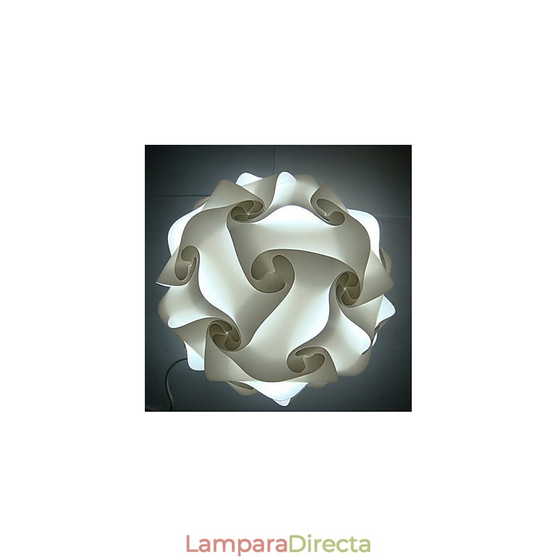 Lámpara colgante moderna de bola DIY de 25 cm