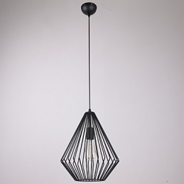 Lámpara colgante mini de diamantes, 1 luz, proceso de pintura