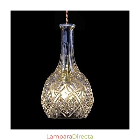 Lámpara colgante de metal y cristal moderna y contemporánea Lámpara colgante de metal y cristal moderna y contemporánea