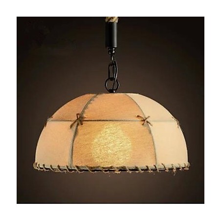Una breve lámpara de araña de cuerda de cáñamo semicircular de Vogue Lights Una breve lámpara de araña de cuerda de cáñamo semicircular de Vogue Lights