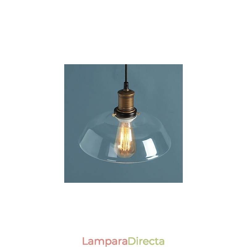 Lámpara colgante de vidrio moderna Lámparas colgantes simples Lámpara colgante de cafetería
