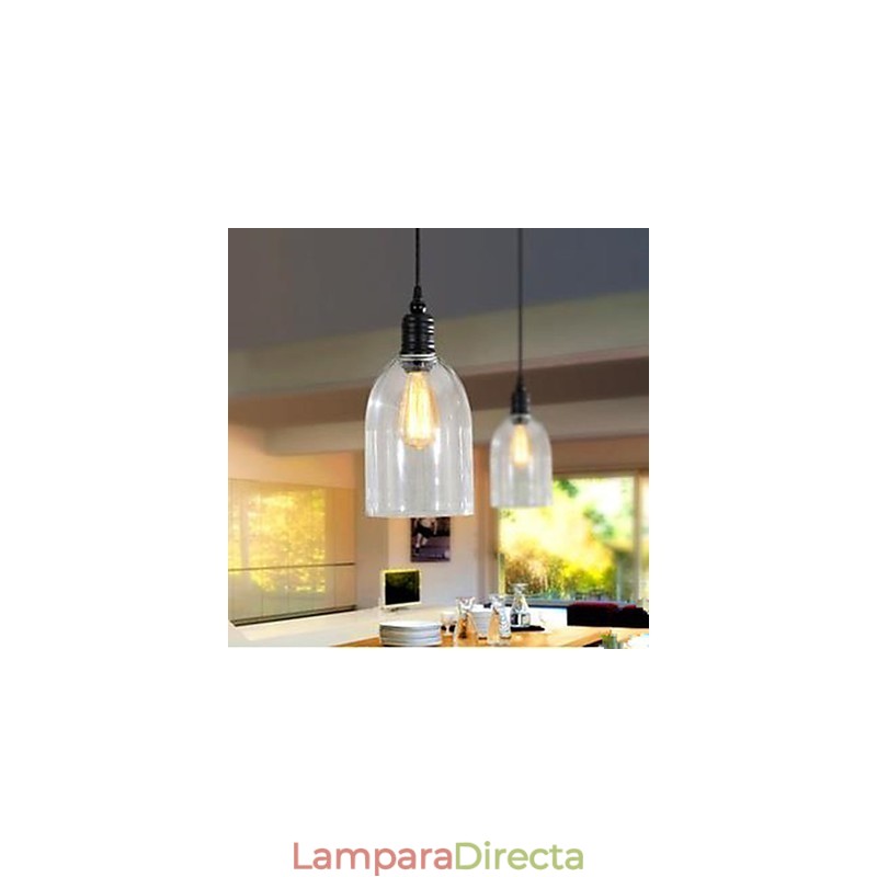 Reloj colgante de cristal grande de estilo americano con diseño de país, restaurando las costumbres antiguas