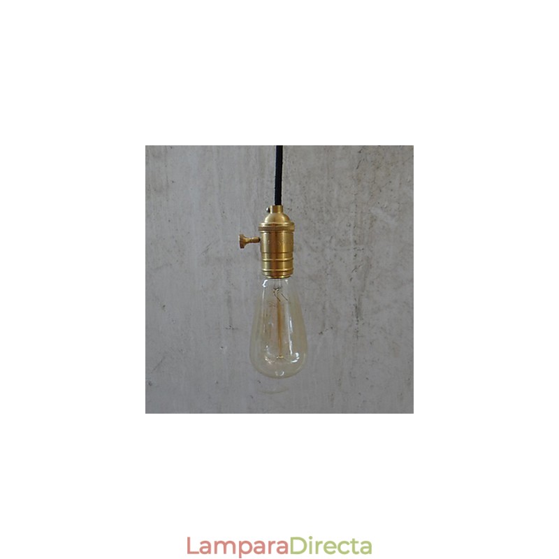 Lámpara colgante clásica tradicional de latón vintage
