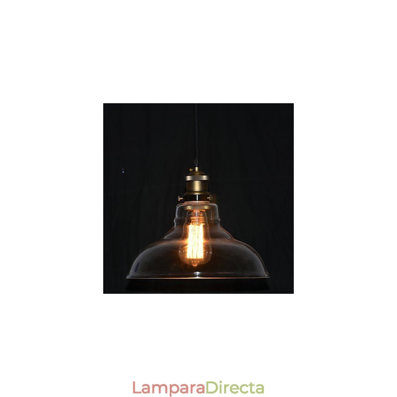 Lámpara colgante con pintura en estilo mini, estilo cuenco vintage clásico tradicional