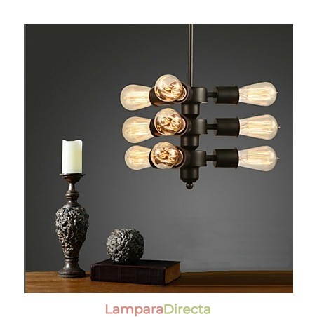 Lámpara de araña retro Edison Lámpara de araña retro Edison