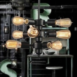 Lámpara de araña retro Edison