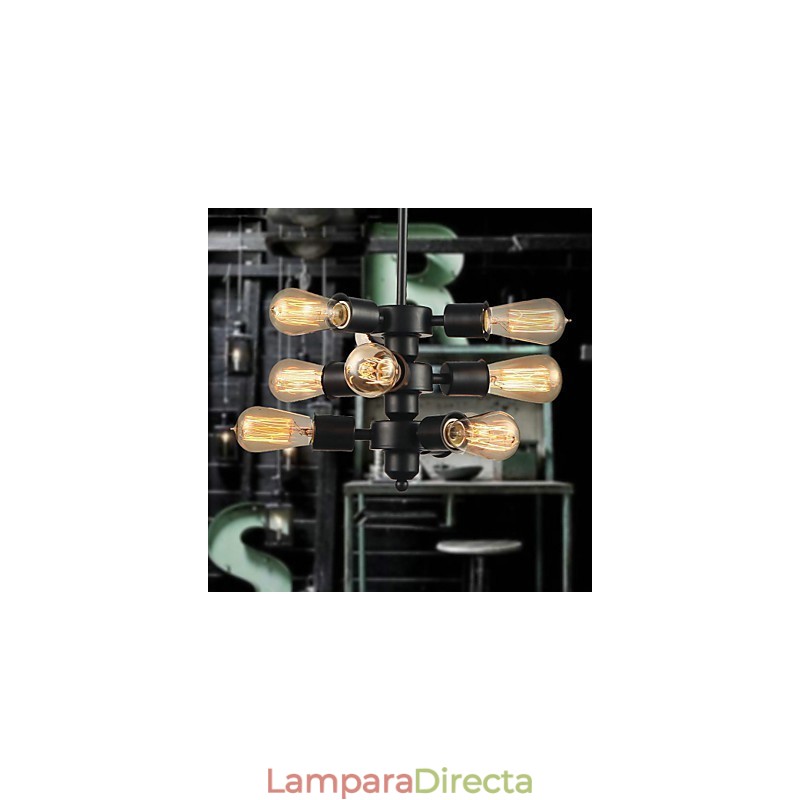 Lámpara de araña retro Edison
