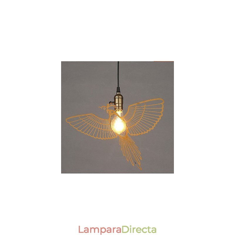 Recortes de papel retro con diseño de pájaros