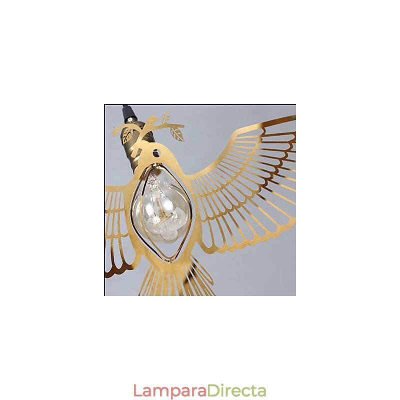 Recortes de papel retro con diseño de pájaros