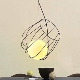 Lámpara colgante de metal de diseñadores retro