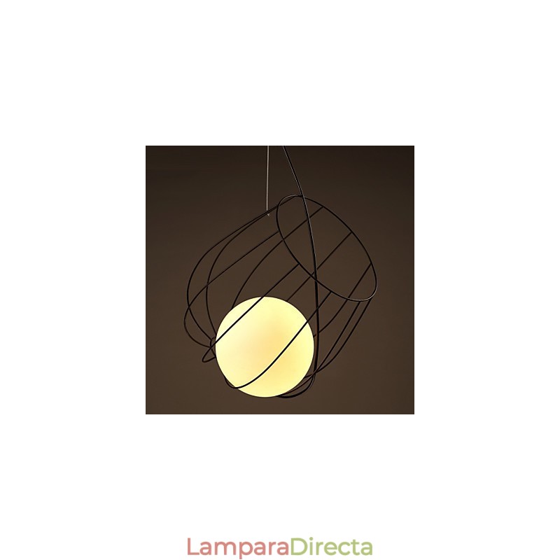 Lámpara colgante de metal de diseñadores retro