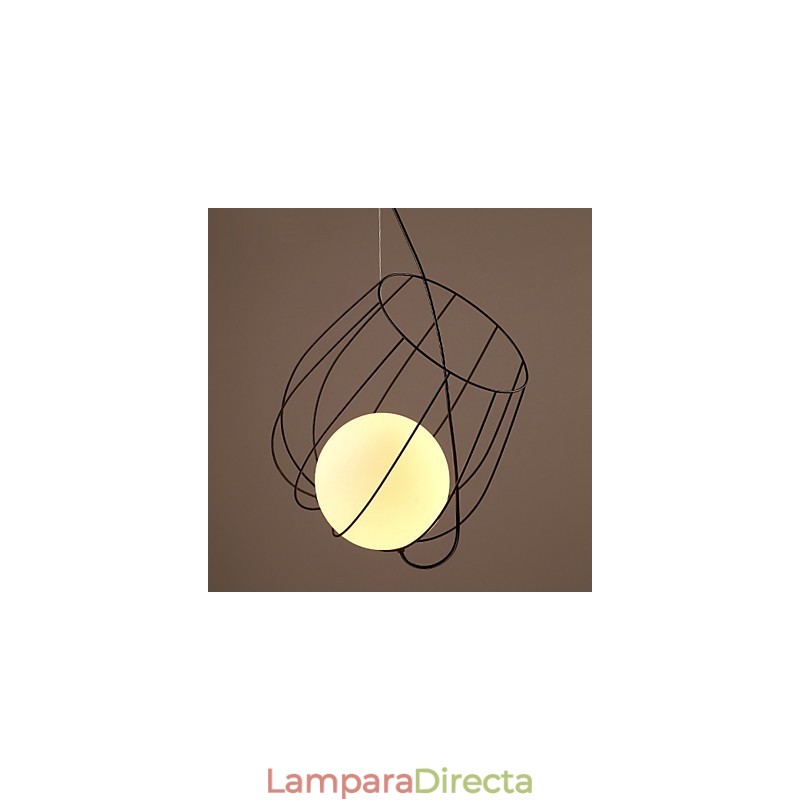 Lámpara colgante de metal de diseñadores retro