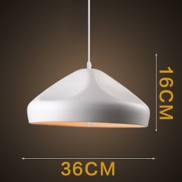 Lámpara colgante de metal con pintura estilo mini retro vintage