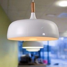 Lámpara colgante de metal de estilo rural contemporáneo moderno
