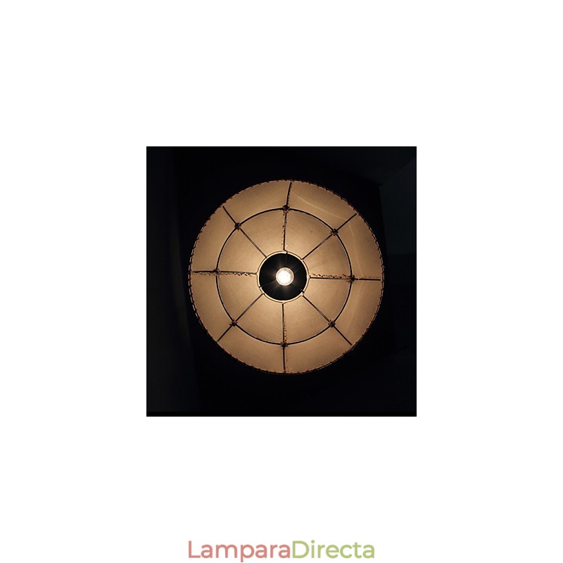 Lámpara colgante estilo loft industrial de 35 cm, estilo rústico americano, de lino, estilo creativo