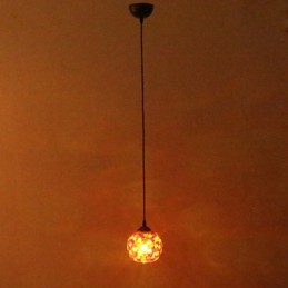 Lámpara colgante de metal con pintura contemporánea moderna
