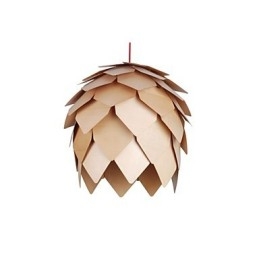 Lámpara colgante de bambú y madera de otros tipos