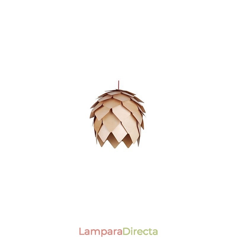 Lámpara colgante de bambú y madera de otros tipos
