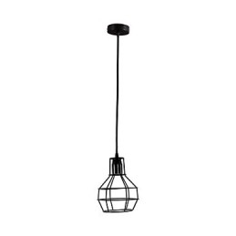 Lámpara colgante de metal con pintura estilo mini retro para garaje