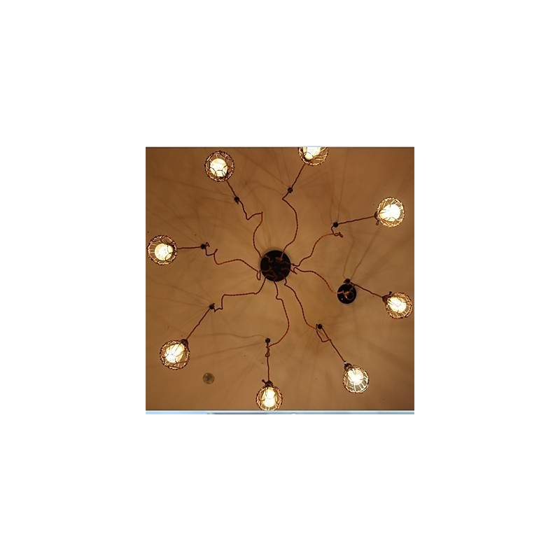 Colgante de flor de belleza de 8 cabezas estilo retro americano