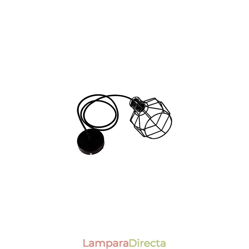 Lámpara colgante de metal con pintura estilo mini retro para garaje