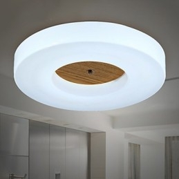 Lámpara colgante de bambú de madera, estilo campestre, contemporáneo y moderno.