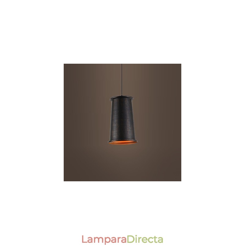Lámpara colgante de metal de diseñadores retro