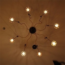 Colgante de flor de belleza de 8 cabezas estilo retro americano