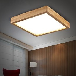 Lámpara colgante de bambú de madera, estilo campestre, contemporáneo y moderno.