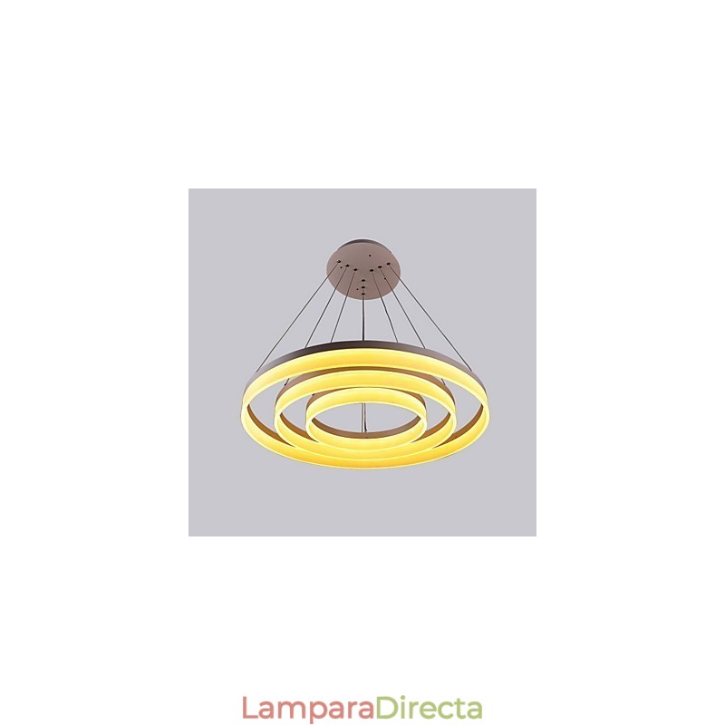 Lámpara colgante moderna de acrílico de color blanco de gran oferta, 130 W