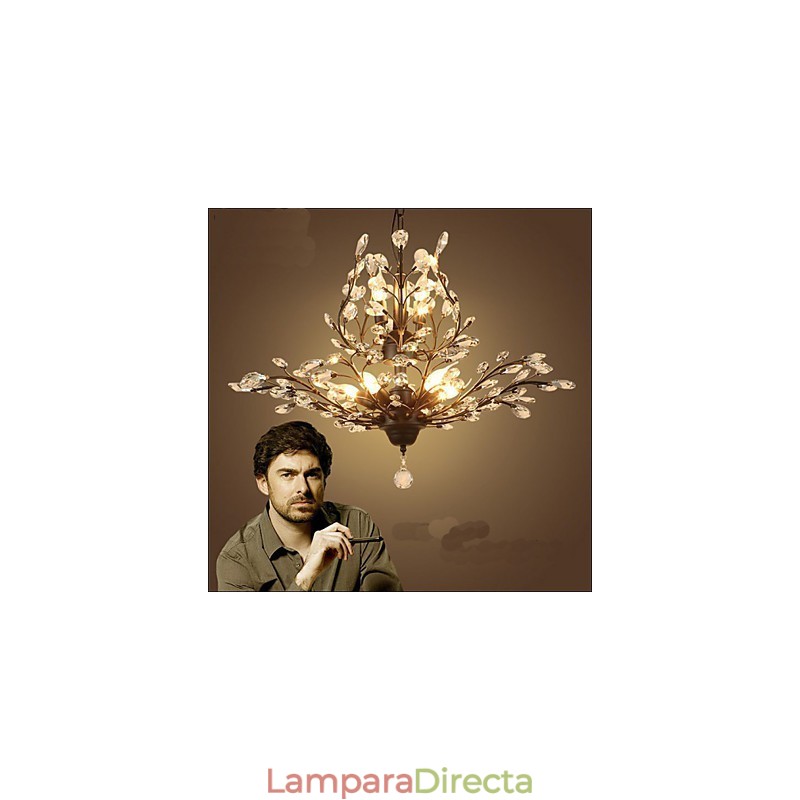 Lámparas simples con ventosa, creativas, retro y mediterráneas