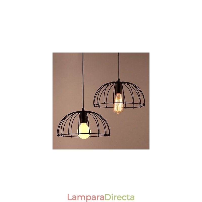 Lámpara colgante de metal de diseñadores retro