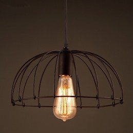 Lámpara colgante de metal de diseñadores retro