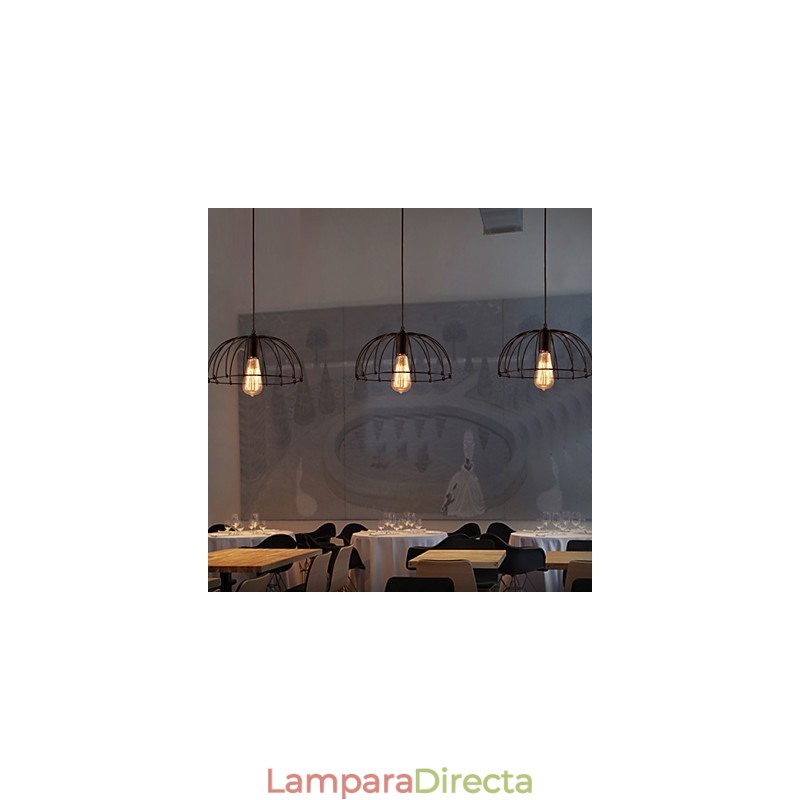Lámpara colgante de metal de diseñadores retro