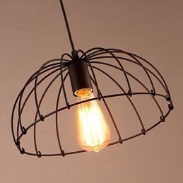 Lámpara colgante de metal de diseñadores retro